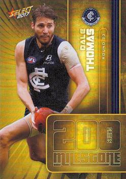 2017 Select Footy Stars - AFL Milestone Games #MG15 Dale Thomas Front
